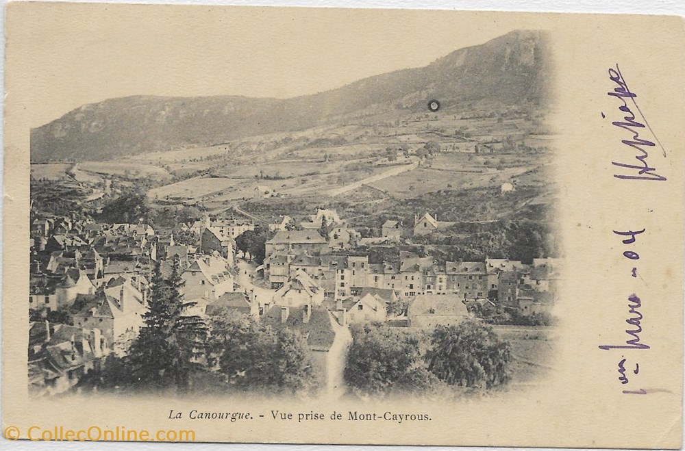 cartes postales europe france c02 vue prise de mont cayrous