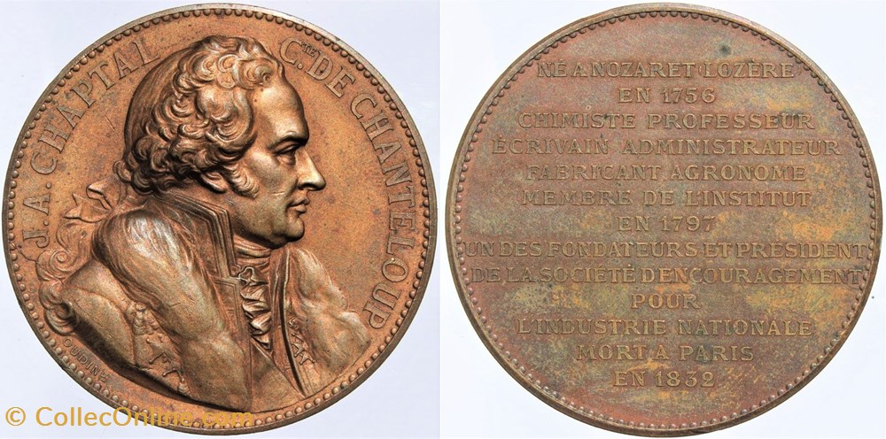 Jean-Antoine Chaptal medailles france jean antoine chaptal