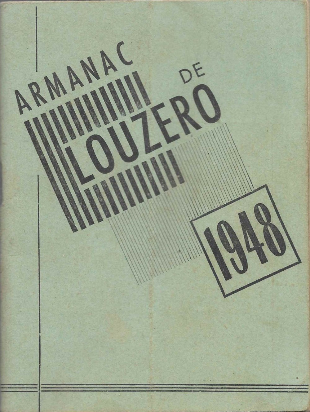 livres bd revues 1948 armanac de louzero 1948