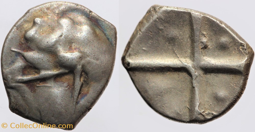 Longostalètes - Drachme Languedocienne monnaies antiques av jc ap celtes longostaletes drachme languedocienne