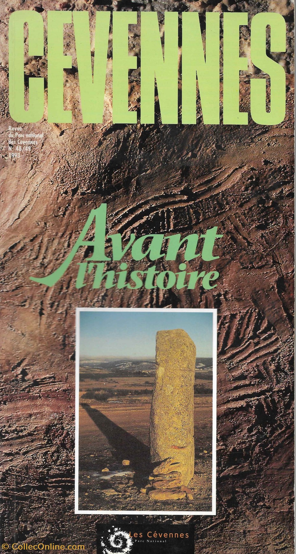 1993 - Cévennes avant l'Histoire livres bd revues 1993 cevennes avant histoire