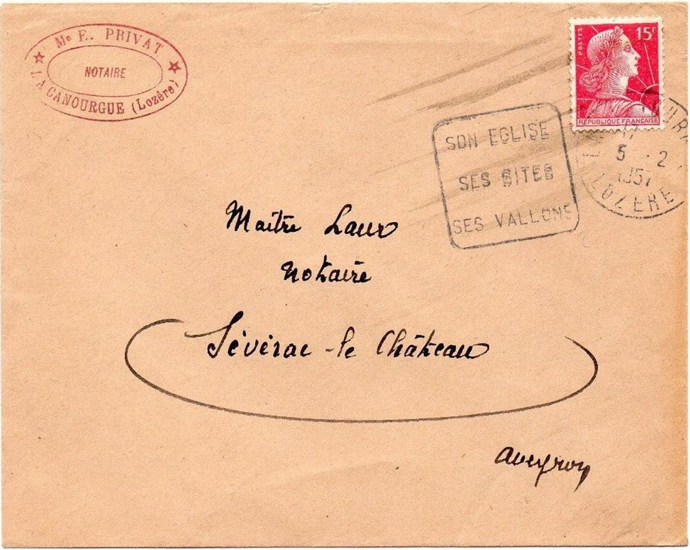 Privat Ernest (1957) documents anciens factures commerciaux privat ernest 1957