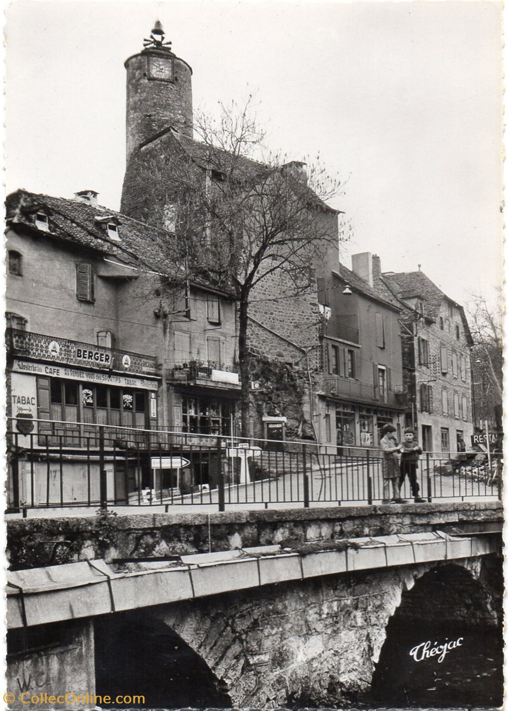 cartes postales europe france c05 34 1 le vieux pont et la tour de horloge