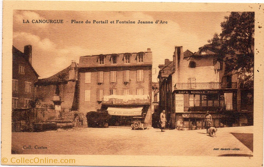 cartes postales europe france c09 place du portail et fontaine