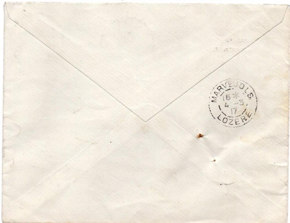 1917 - Cachets type A4 documents anciens marques postales europe 1917 cachets type a4