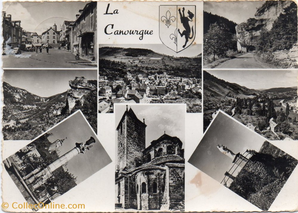 cartes postales europe france c09 9 vc a 775 la canourgue