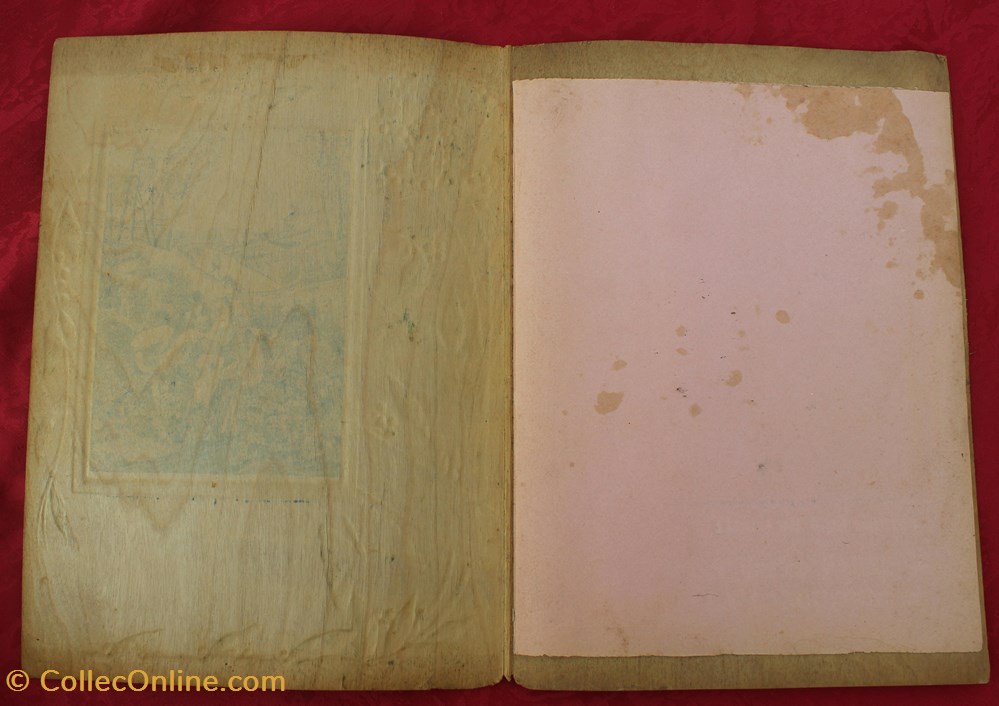 Pochette à buvards 2 vieux papier protege cahier illustre pochette a buvards