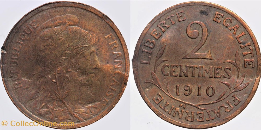 monnaies monde france f 110 dupuis 2 c 1910