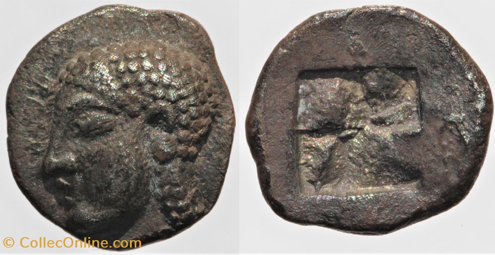 monnaies antiques av jc ap celtes massalia obole a la tete de deesse