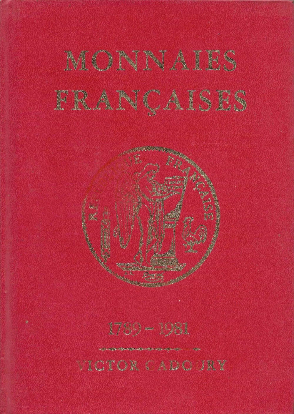 monnaies livres ouvrages 1981 argus gadoury v gadoury