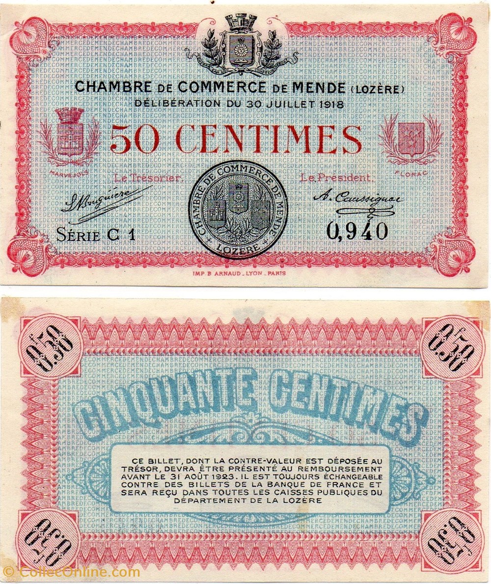 50 cent. C.C.M. - Série C1 billets europe france 50 cent c c m serie c1