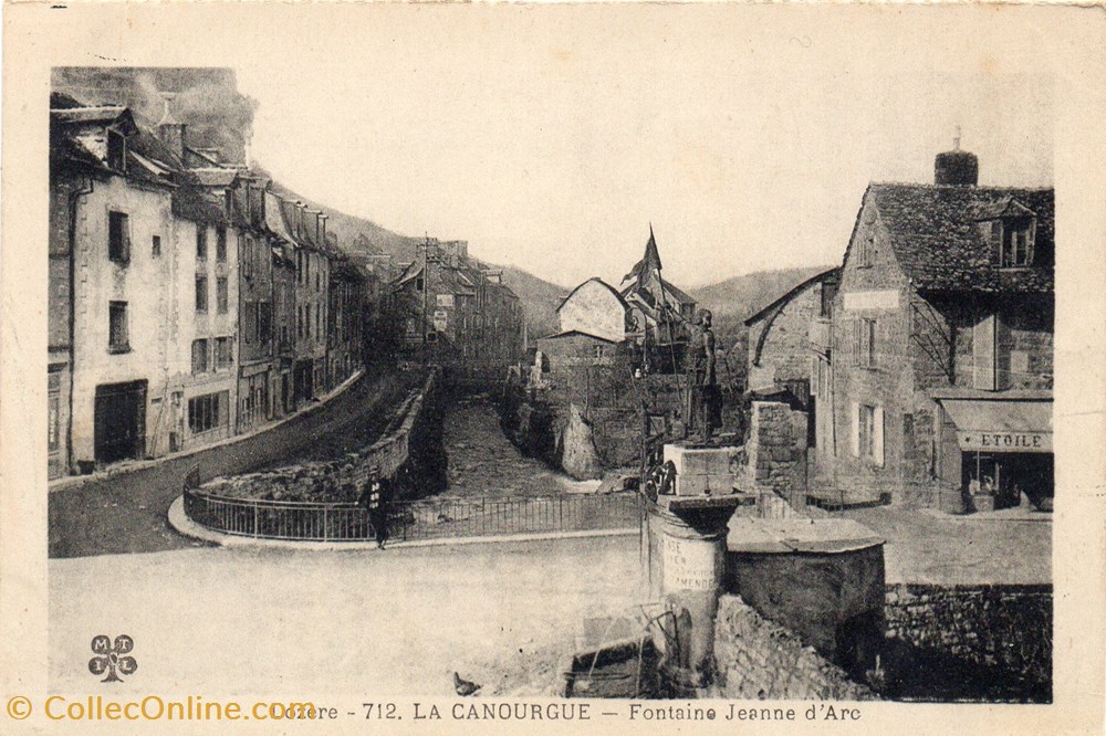 C03 - 712 - Fontaine Jeanne d'Arc cartes postales europe france c03 712 fontaine jeanne arc