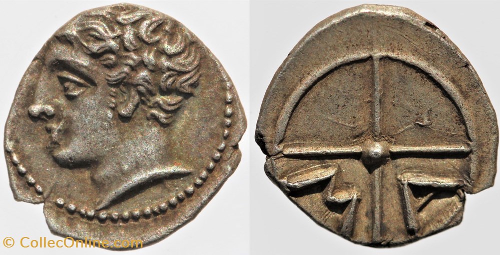 monnaies antiques av jc ap celtes massalia obole ma