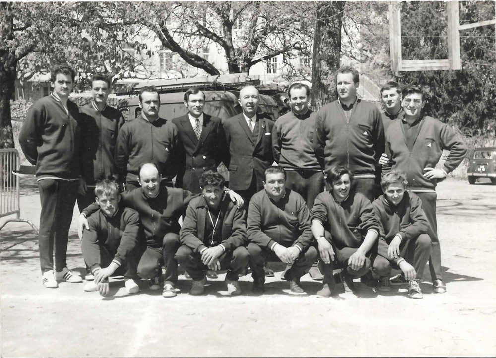 Pompiers la Canourgue début 70 photographies pompiers la canourgue debut 70