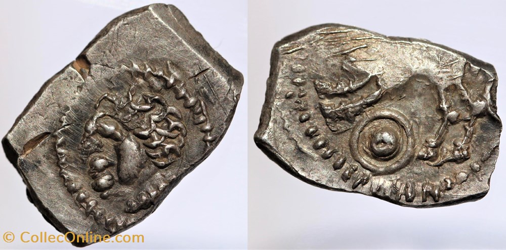 Rutènes - Drachme au sanglier monnaies antiques av jc ap celtes rutenes drachme au sanglier
