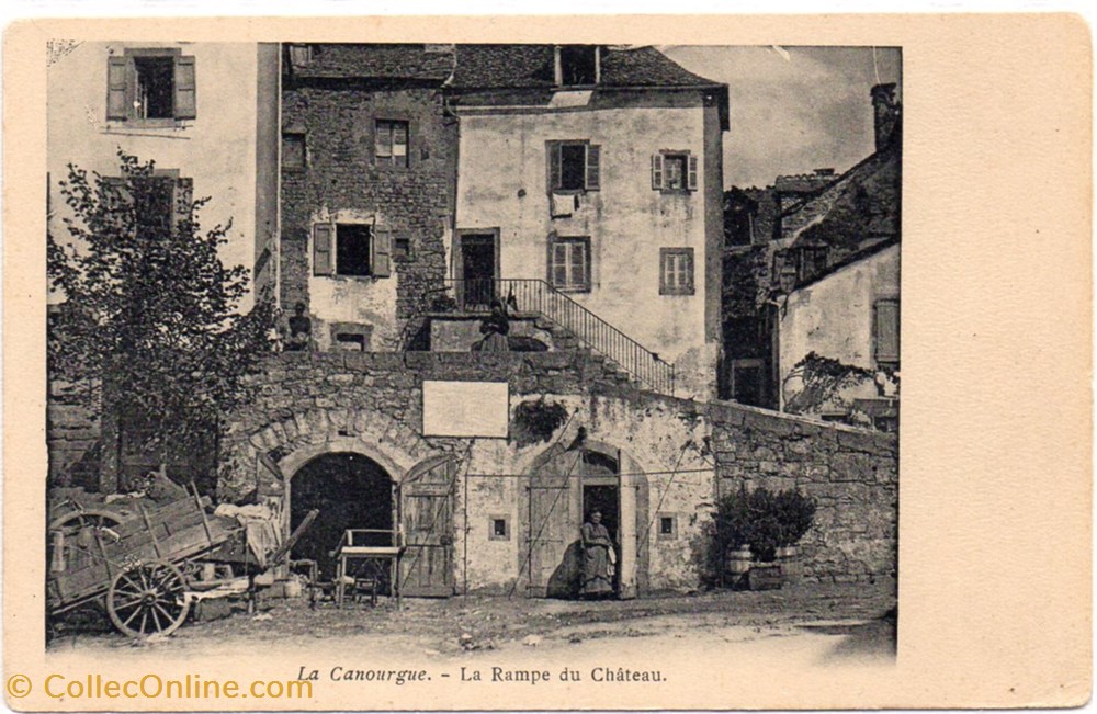 cartes postales europe france c02 la rampe du chateau