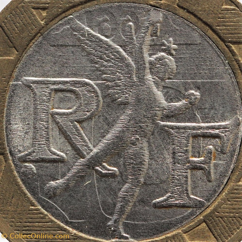 monnaies monde france f 375 genie 10 fr 1993 fausse fantome