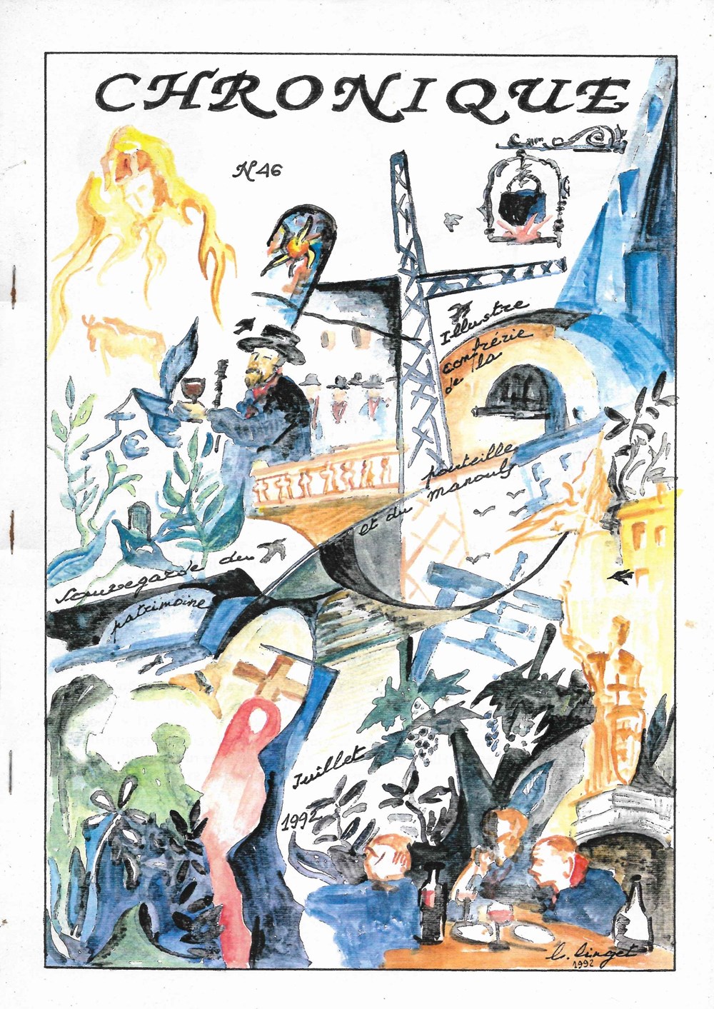 1992 - Chronique N°46 livres bd revues 1992 chronique n 46