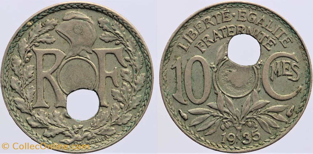 F-138 - Lindauer - 10 c. - 1935 monnaies monde france f 138 lindauer 10 c 1935