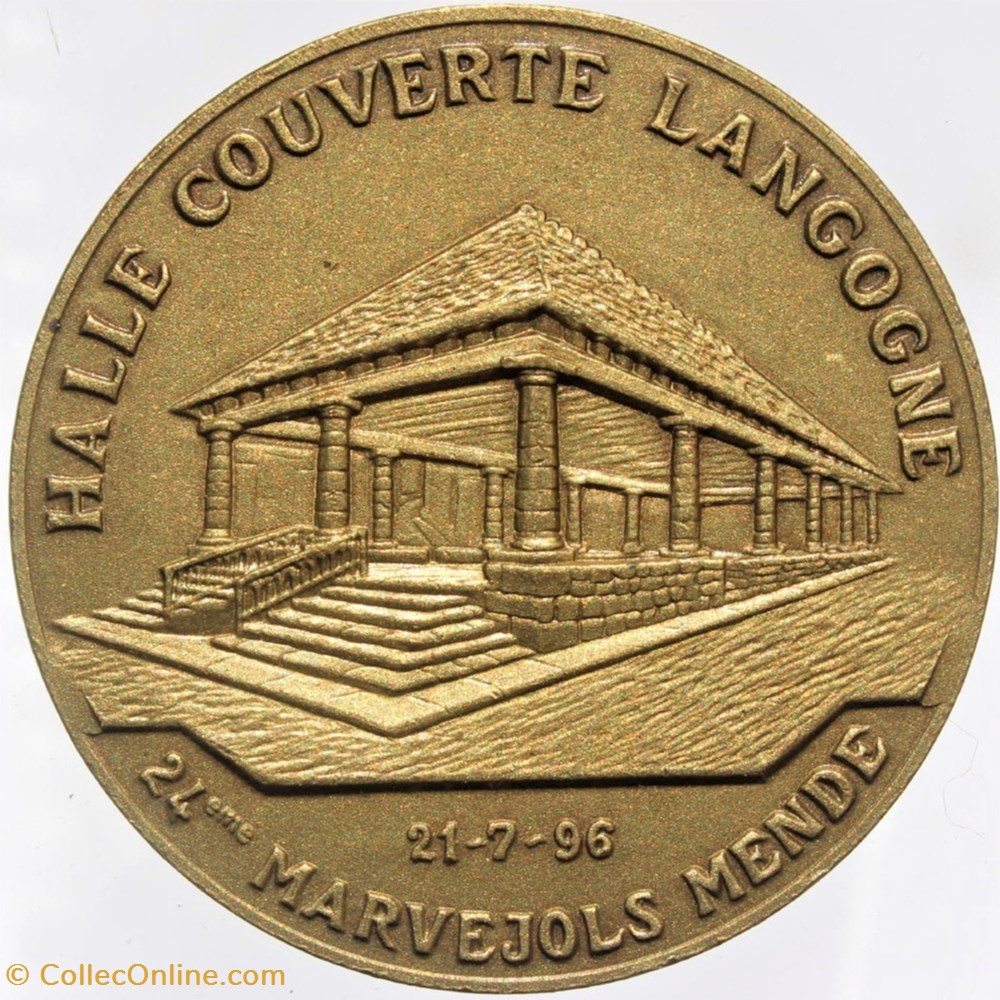 1996 - Marvejols-Mende 2 medailles france 1996 marvejols mende