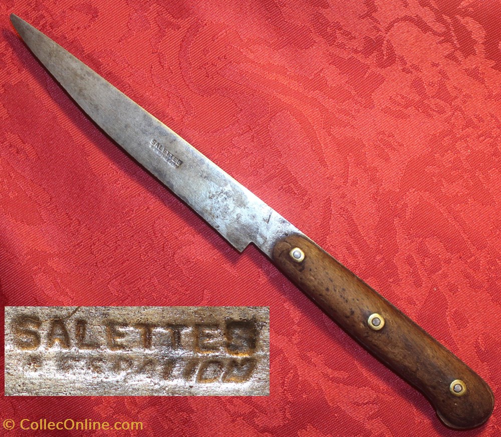 Fixe, Salettes à Espalion 3 couteaux fixe salettes a espalion