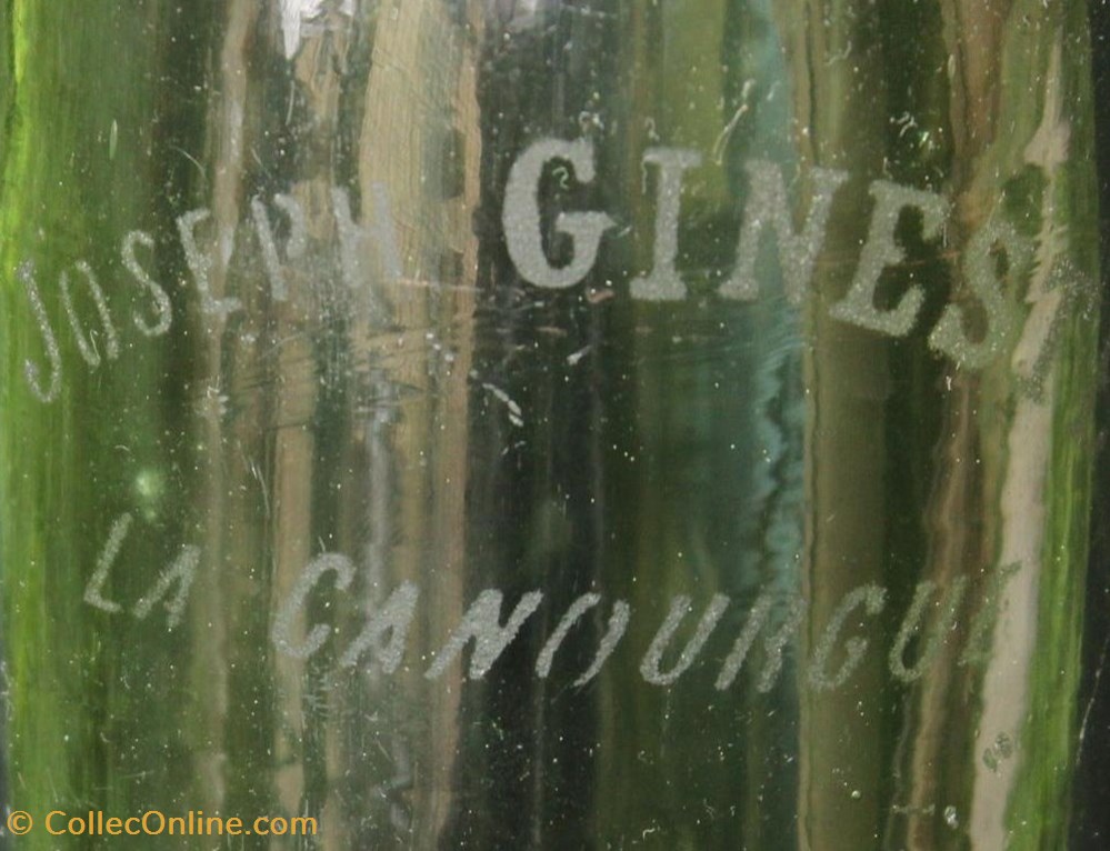 Bouteille J. Gineste art de la table argenterie bistrot alimentation bouteilles bouteille j gineste