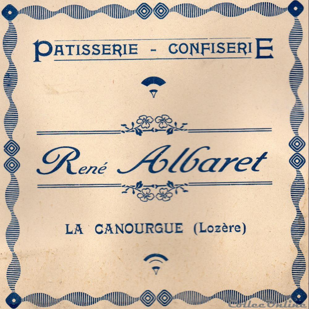 Albaret René vieux papier facture document commerciaux montre ancienne albaret rene