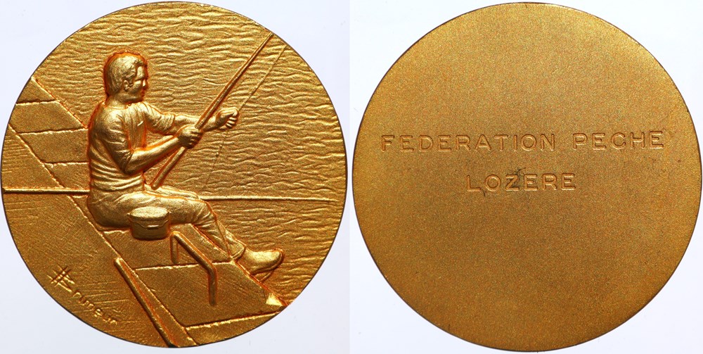 1980 (vers) - Récompense de la F.P.L. medailles france 1980 vers recompense de la f p l