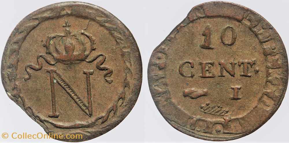 monnaies monde france f 130 premier empire 10 centimes 180 i faux epoque