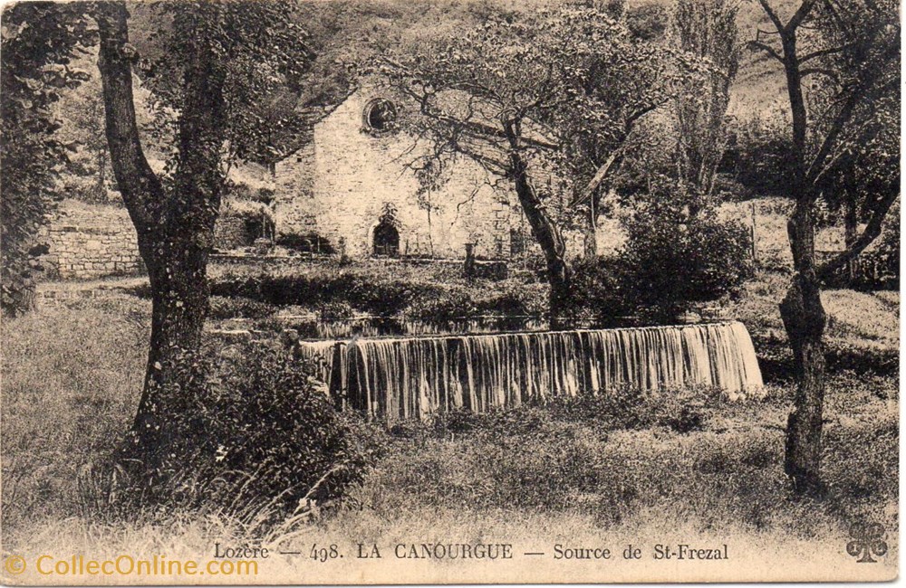 C27 - 498 - Source de Saint-Frézal cartes postales europe france c27 498 source de saint frezal