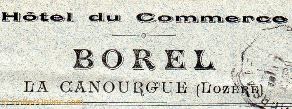 documents anciens factures commerciaux borel joseph 1908