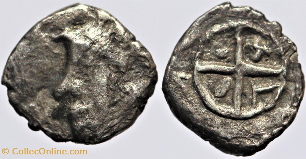 monnaies antiques av jc ap celtes longostaletes obole tvii