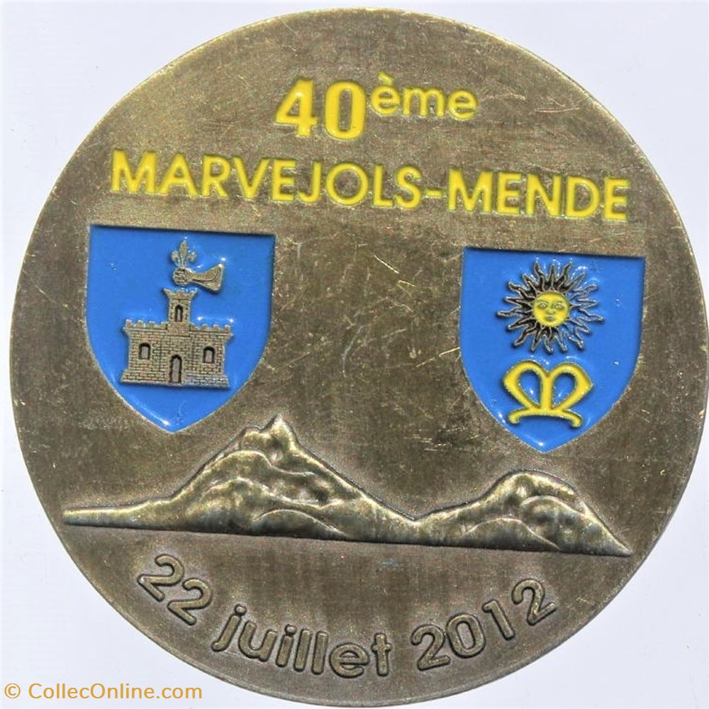 2012 - Marvejols-Mende 2 medailles france 2012 marvejols mende