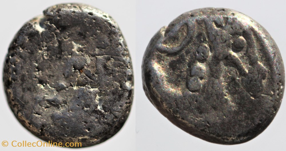 monnaies antiques av jc ap celtes arvernes drachme cheval quadrupede