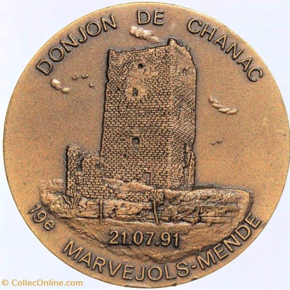 1991 - Marvejols-Mende 2 medailles france 1991 marvejols mende