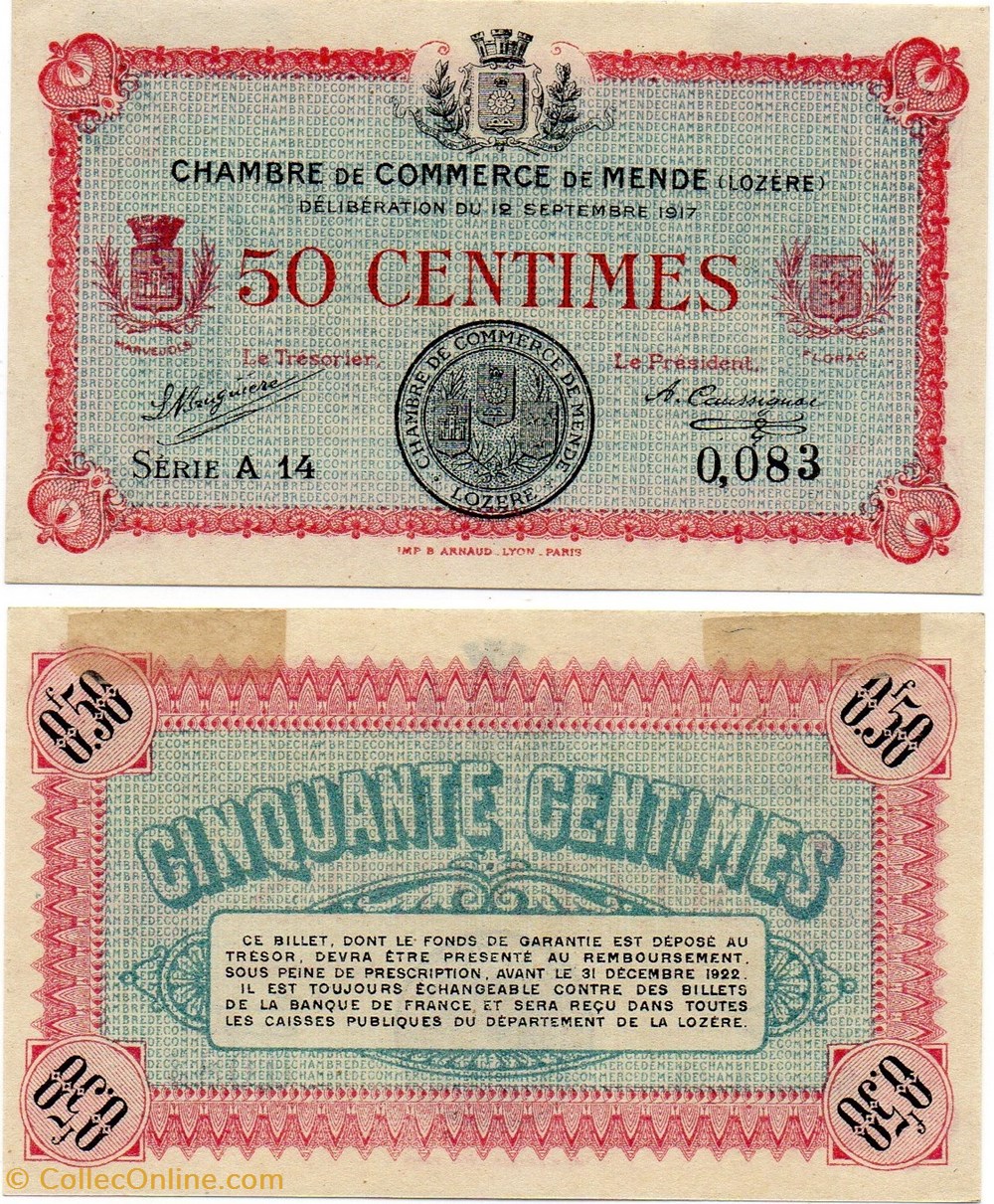 billets europe france 50 cent c c m serie a14