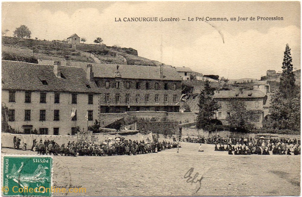 C06 - Le Pré-Commun, un jour de Procession cartes postales europe france c06 le pre commun un jour de procession