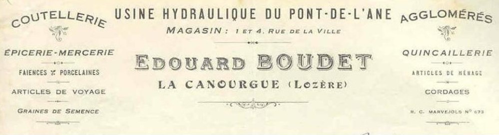 cartes postales europe france boudet a la canourgue