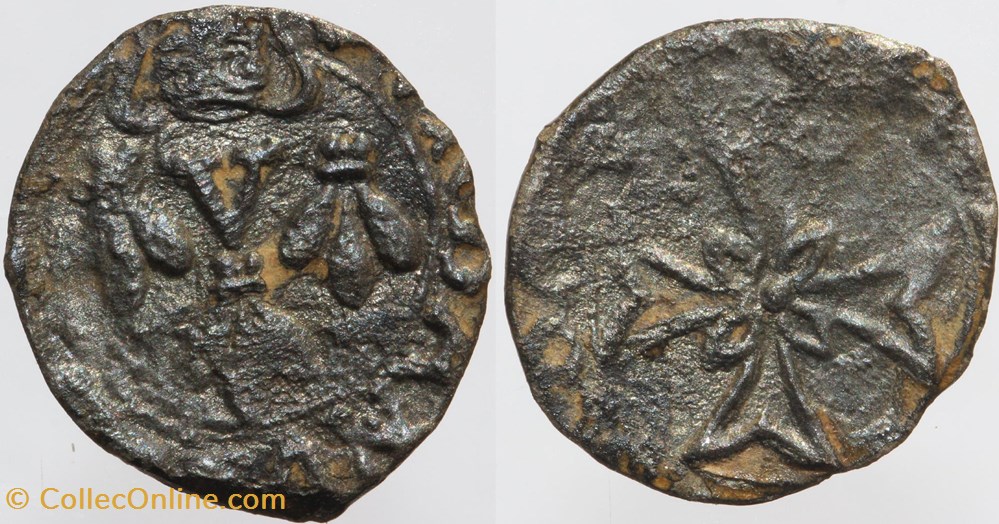 monnaies europe medievale france feodales comtat venaissin urbain viii liard