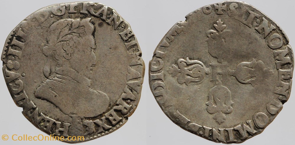 Dy 1212a - Henri IV - Demi franc - 1598, Angers monnaies europe medievale france royales dy 1212a henri iv demi franc 1598 angers