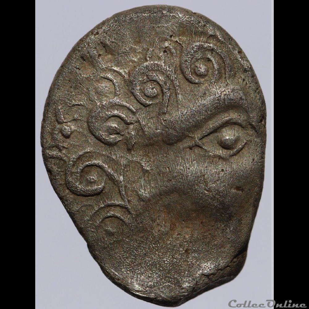 série 1175B DT 3545 drachme au bucrane monnaie antique gauloise serie 1175b dt 3545 drachme au bucrane