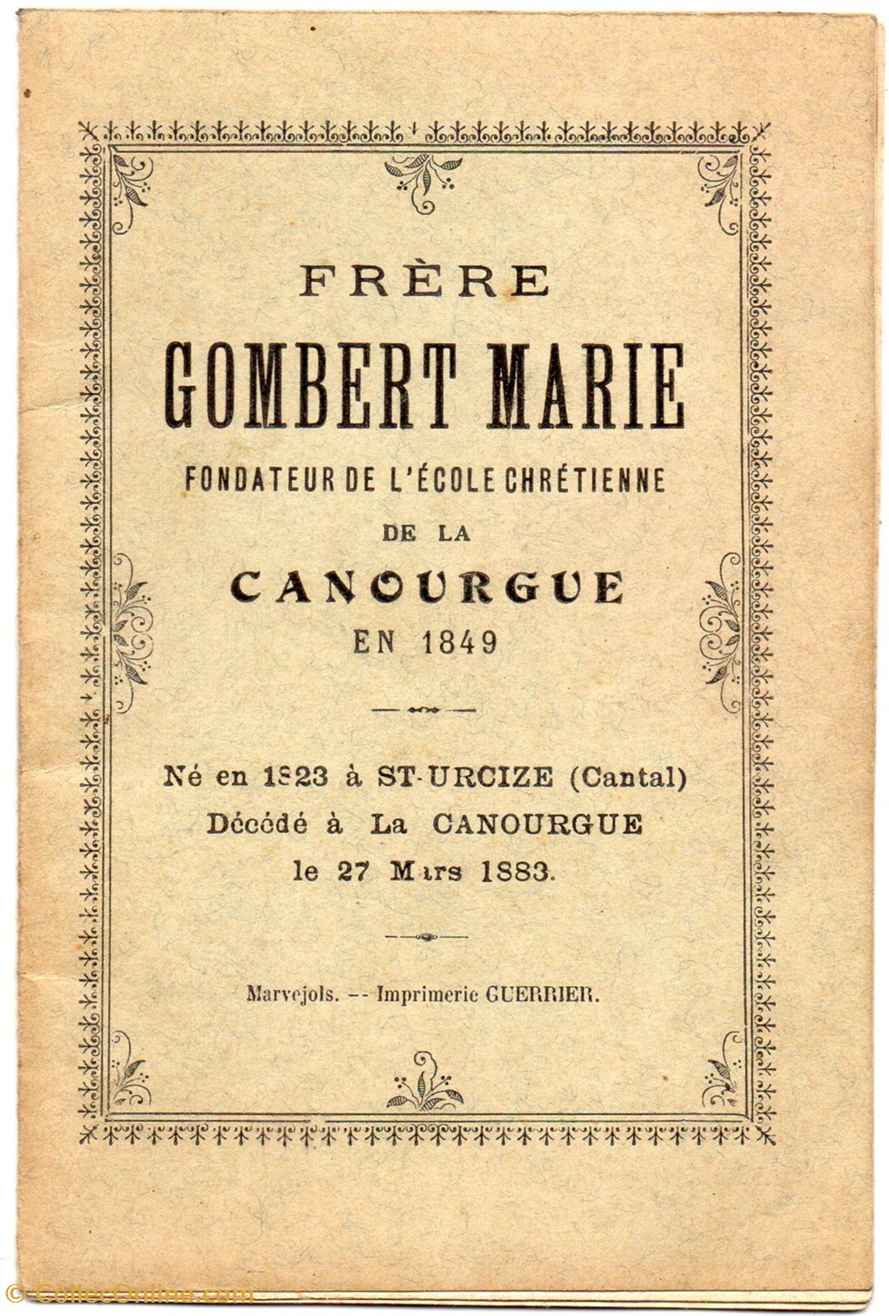 livres bd revues 1913 frere gombert marie