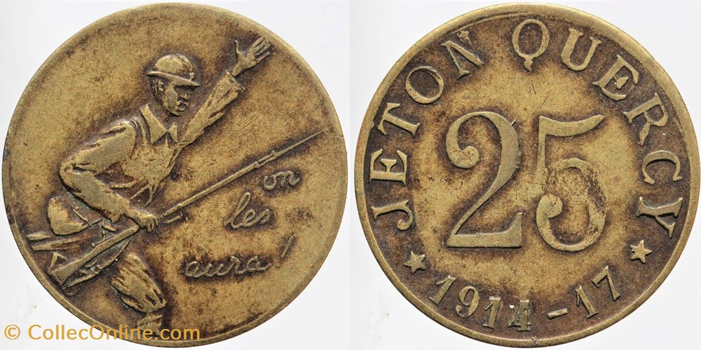 34 - Montpellier - Jeton Quercy - 25 centimes monnaies monde france 34 montpellier jeton quercy 25 centimes