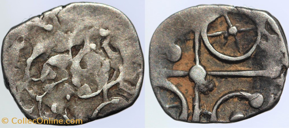 Cadurques - Drachme du type de Cuzance monnaies antiques av jc ap celtes cadurques drachme du type de cuzance