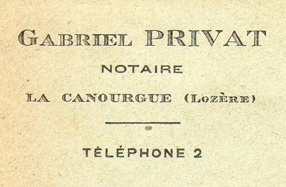 Privat Gabriel (1932) documents anciens factures commerciaux privat gabriel 1932
