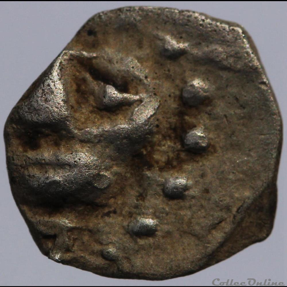 monnaie antique gauloise cl serie 9 1 obole a oiseau