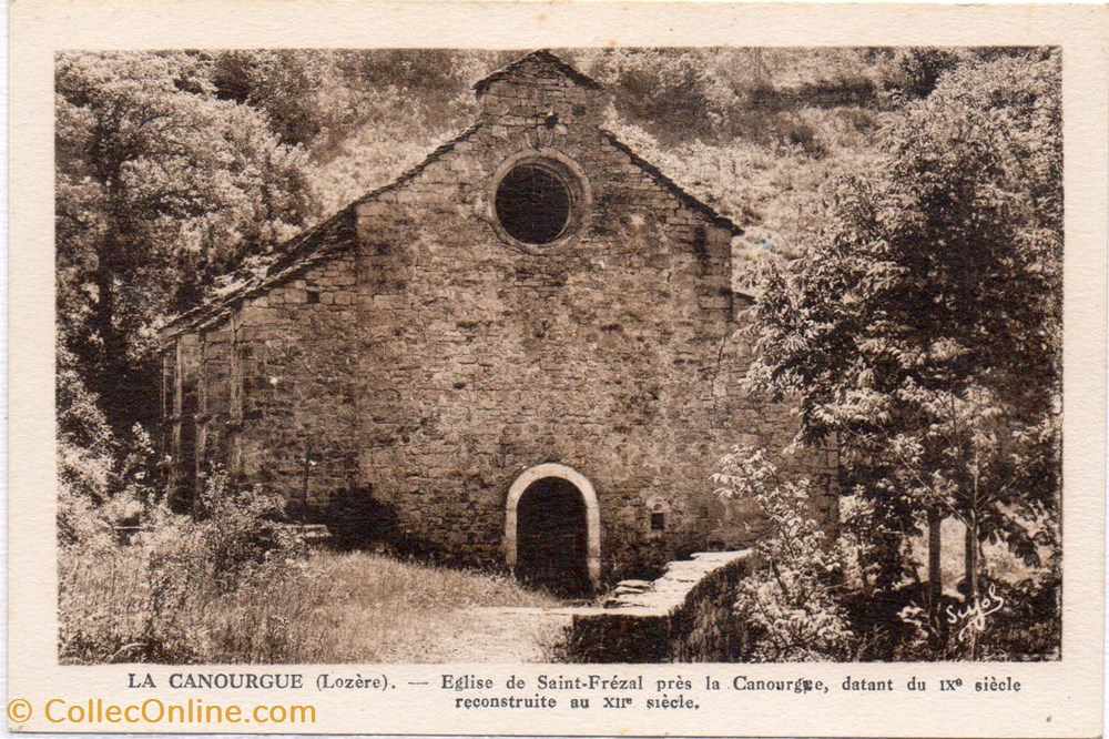 cartes postales europe france c13 eglise de saint frezal