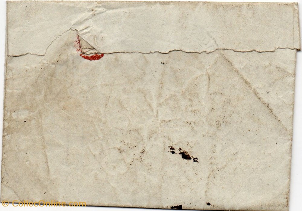 1849 - Cachet type 13, taxe 25 documents anciens marques postales europe 1849 cachet type 13 taxe 25