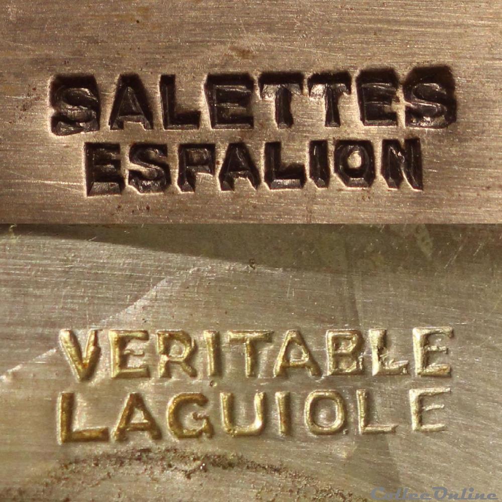 Laguiole Salettes de mariage 2 couteaux regionaux laguiole salettes de mariage