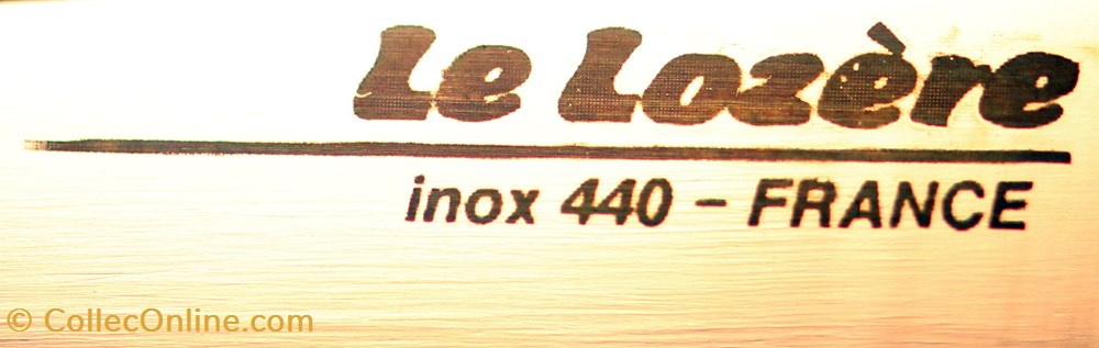 Couteau le Lozère, Bastide S.A.R.L. - 1994 4 couteaux regionaux couteau le lozere bastide s a r l 1994